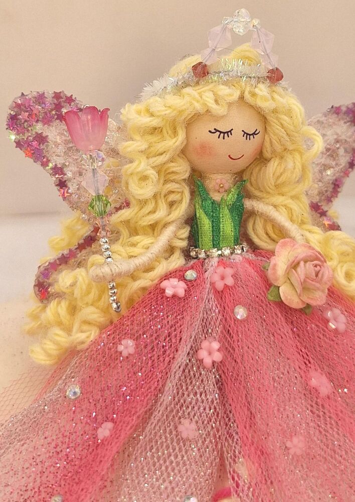 Queen Rose Fairy | Woodland Fairy Collection