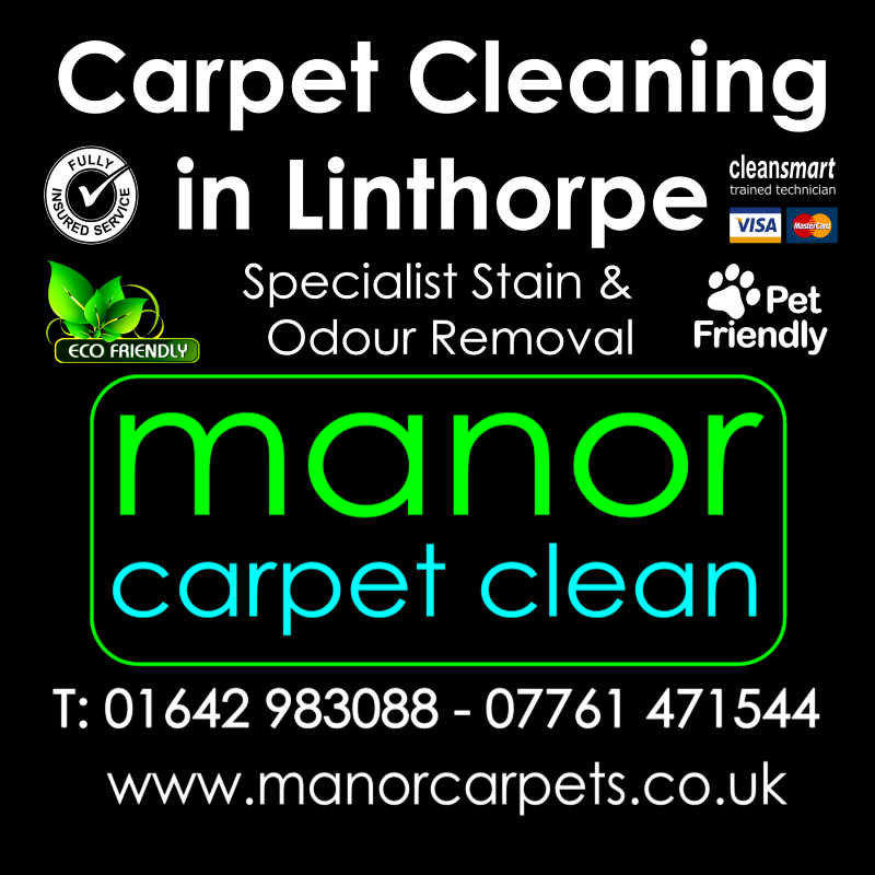 Manor Carpet cleaners in Linthorpe, Middlesbrough