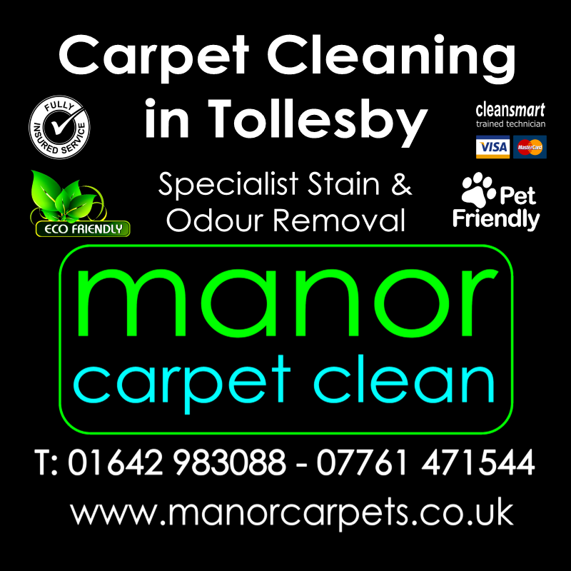 Manor Carpet Cleaning in Tollesby and Tollesby Hall, Middlesbrough