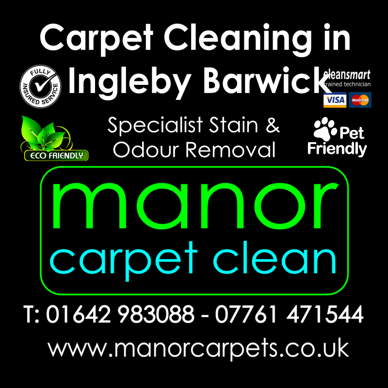 Manor Carpet cleaners in Ingleby Barwick, Stockton on Tees