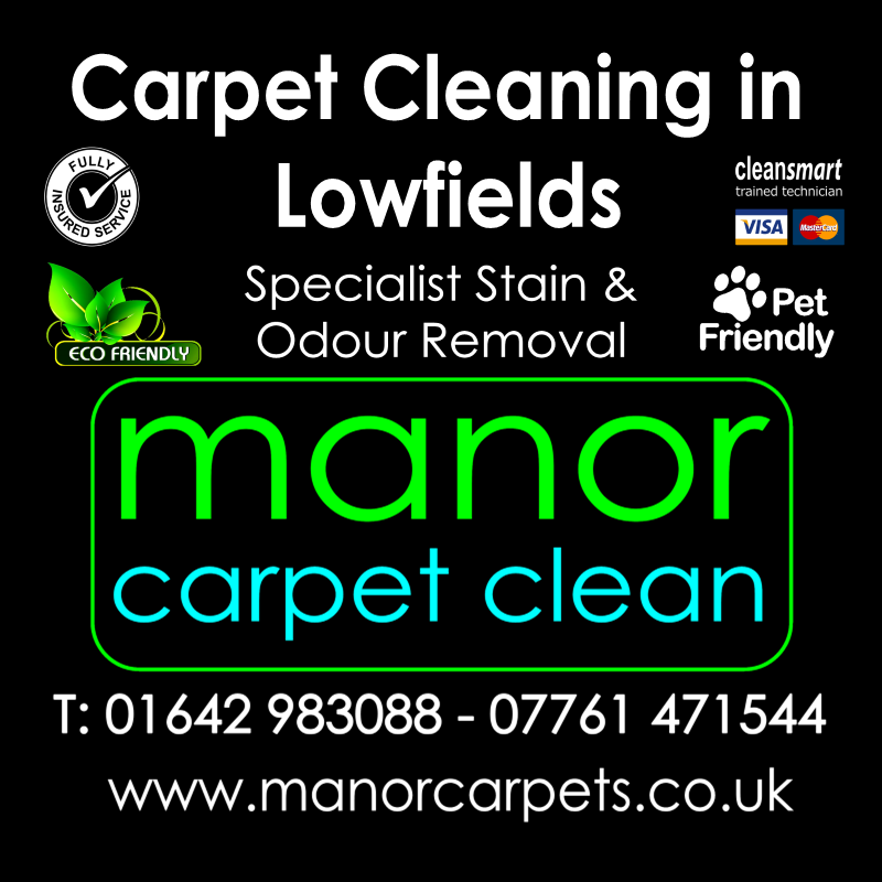 Manor Carpet Cleaning in Lowfields, Ingleby Barwick