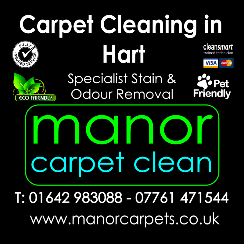 Manor Carpet Cleaning in Hart, Hartlepool 