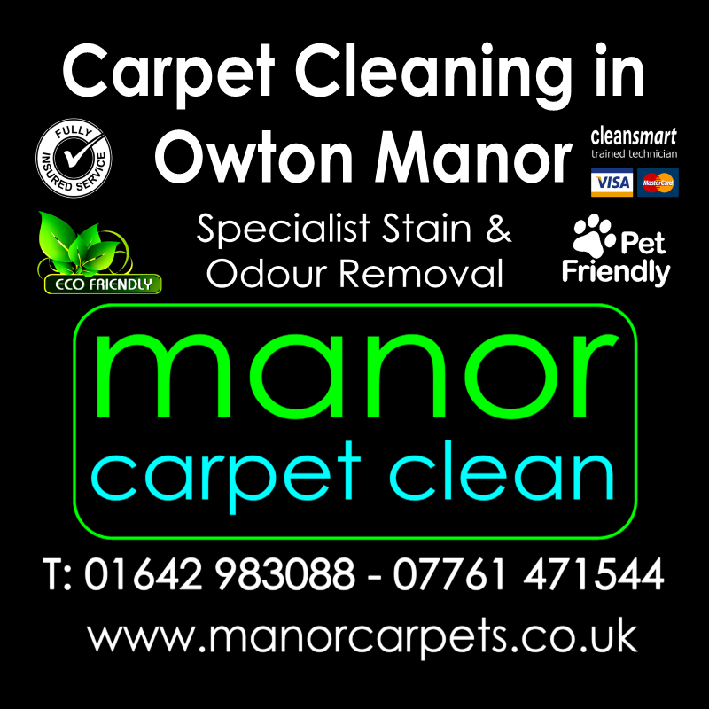Professional Carpet cleaning in Owton Manor, Hartlepool. TS25
