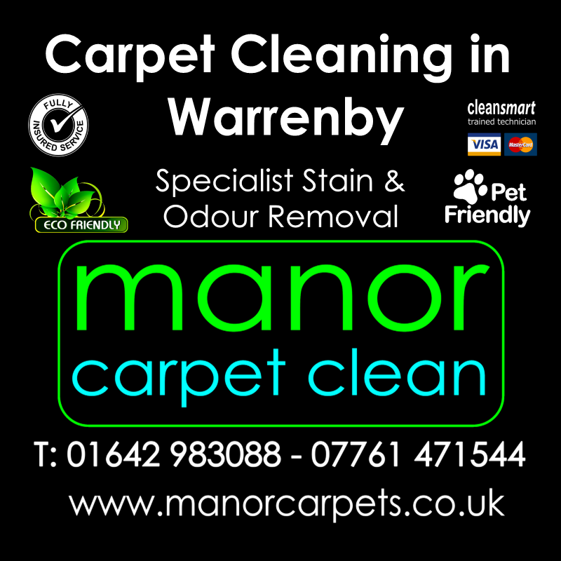 Manor Carpet cleaners in Warrenby, Redcar