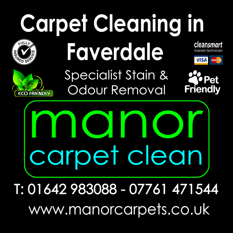 Professional Carpet cleaning in Faverdale, Darlington, DL3