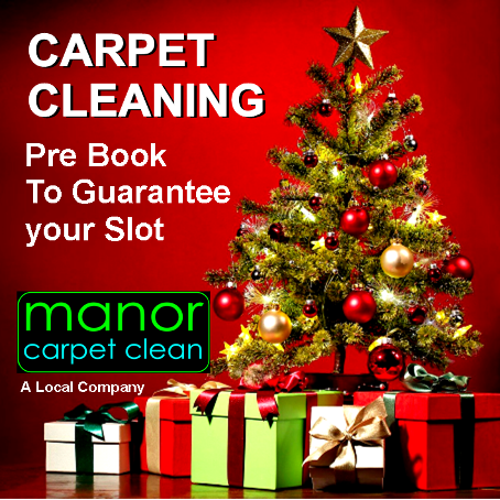 Christmas Carpet Cleaning in Middlesbrough with Manor Carpet Clean.