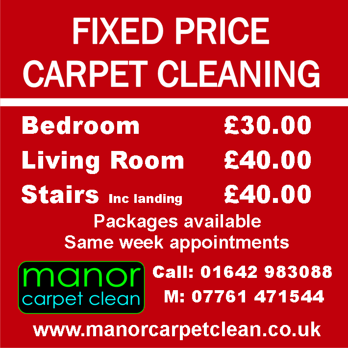 The price you see is the total price - no hidden charges. Carpet Cleaning Middlesbrough