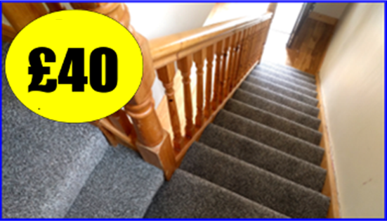 Manor Carpet Clean Stairs and landing in middlesbrough