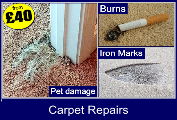 Carpet repair service from Manor Carpet Care