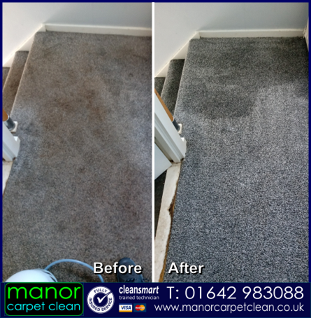 Mud in carpet. Sorted by Manor Carpet Cleaning, Ingleby Barwick