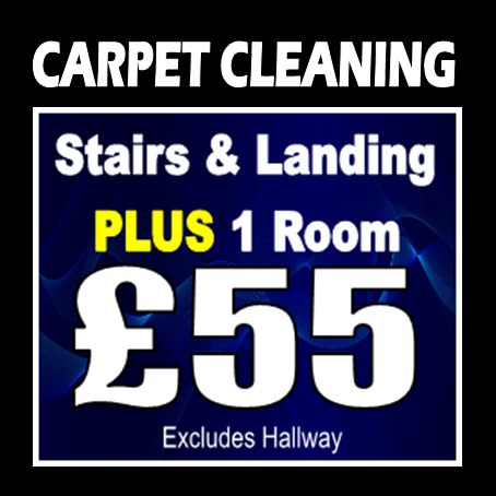 Manor Carpet Cleaning stairs, landing and 1 room special offer