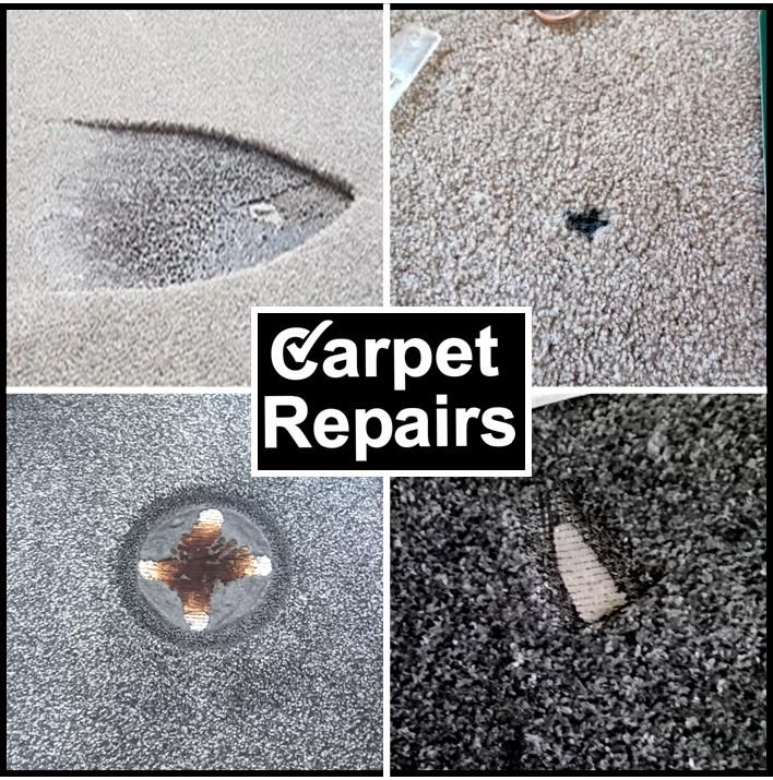 Carpet damage, burns, Manor Carpet iron burn, tongs burn, cigarette burn,  Manor Carpet Repairs can fix this