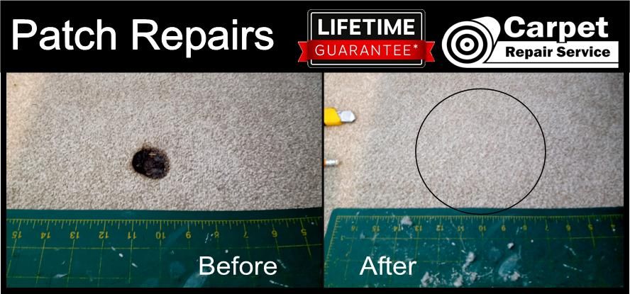 Patch carpet repairs from Manor Carpet Repairs 