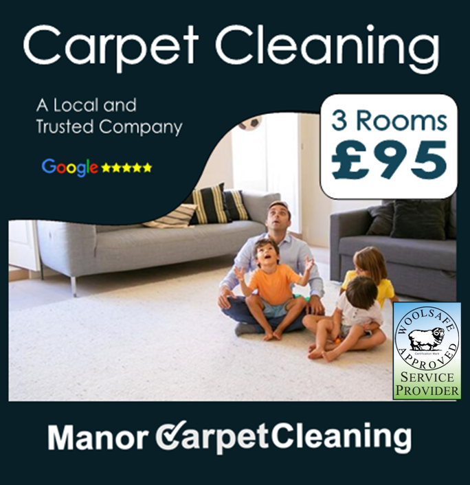 3 rooms carpet cleaning. Book and pay online here