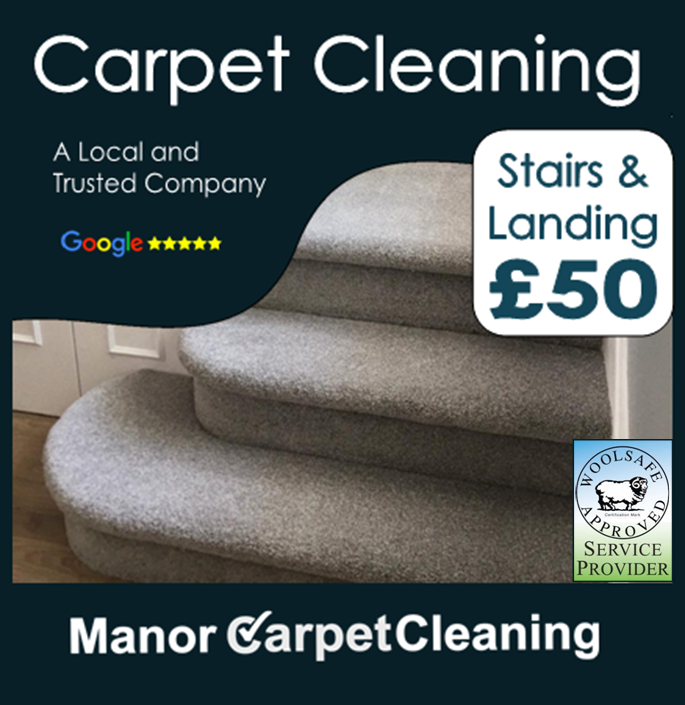 Stair and landing carpet cleaning in Middlesbrough, Stockton on Tees, Hartlepool, North Yorkshire and County Durham
