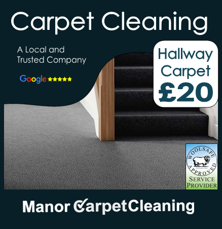 Hallway carpet cleaning. Book and pay online here