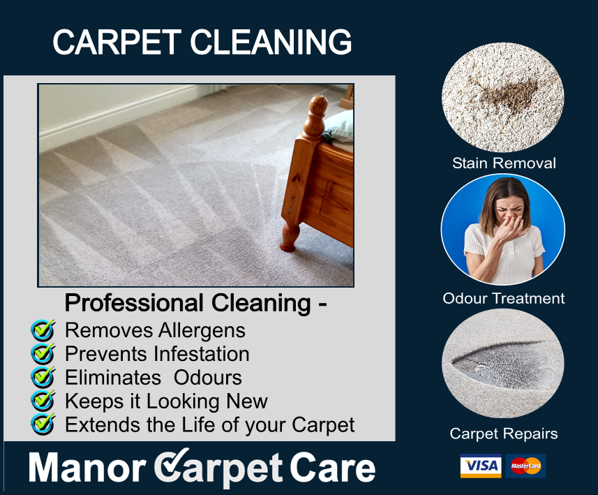 Manor Carpet Cleaning in Middlsbrough, Stockton on Tees, Hartlepool, Redcar and Darlington