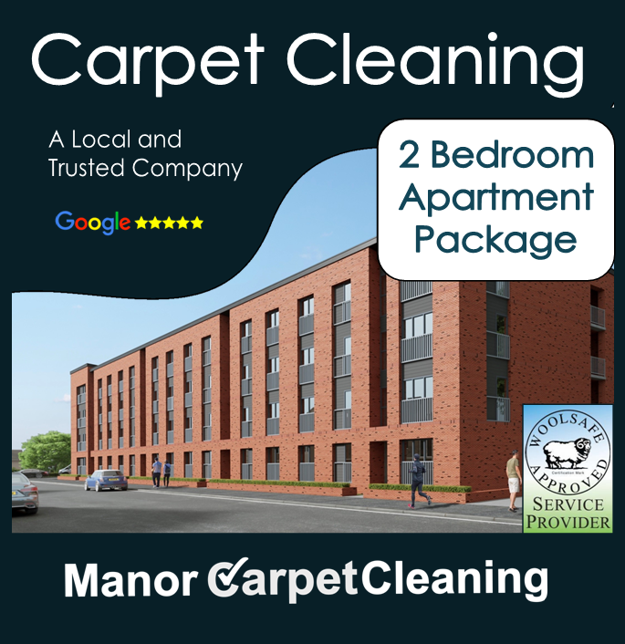 2 bedroom flat, appartment carpet cleaning in Cleveland, North Yorkshire and County Durham