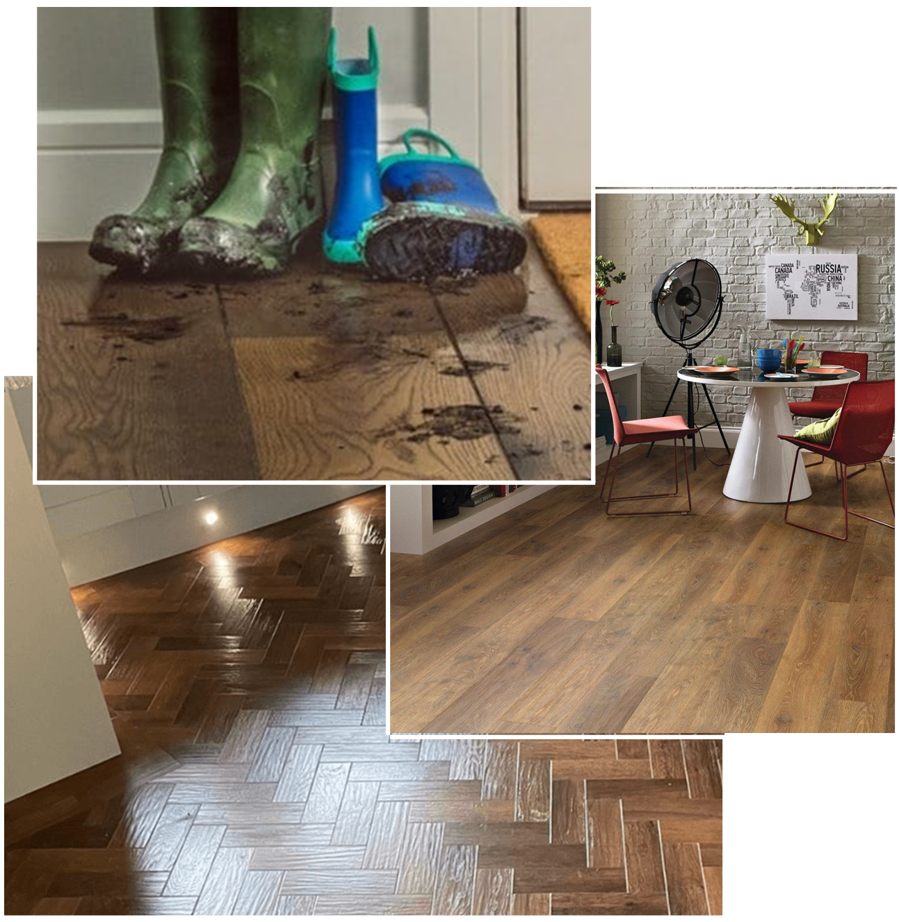 Karndean, Amtico, Vinyl, LVT and LVP floor cleaning, including strip and reseal service.
