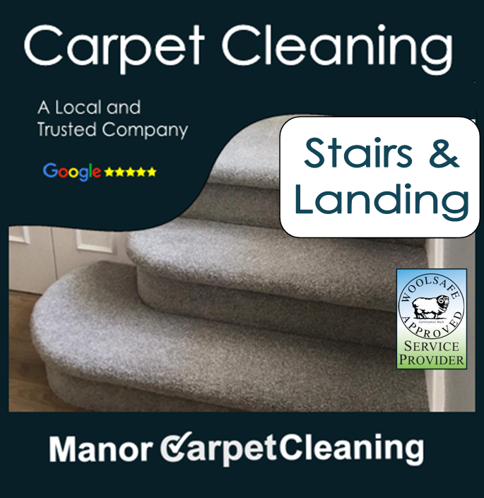 Stair and landing carpet cleaning. Book and pay online here