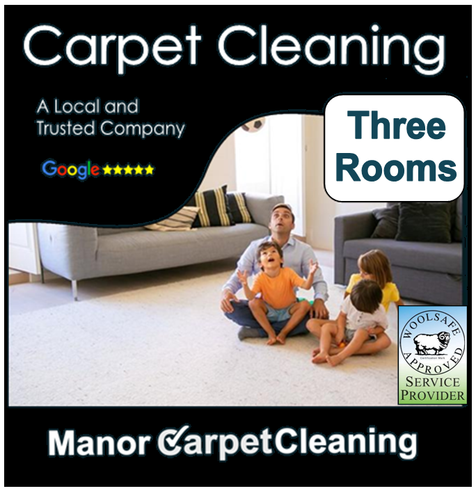 3 rooms carpet cleaning. Book and pay online here