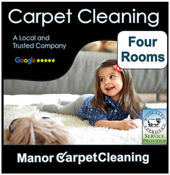 4 room carpet cleaning. Book and pay online here