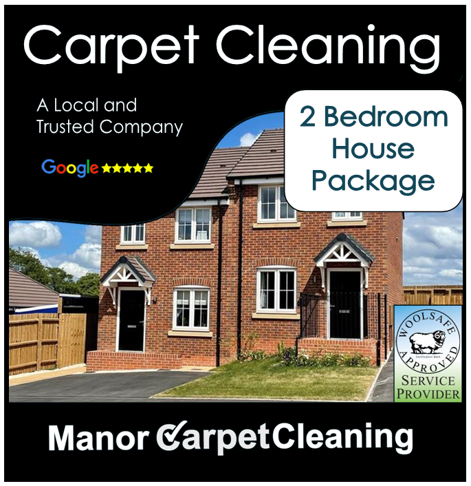 2 bedroom house deal from Manor Carpet Clean in Middlesbrough