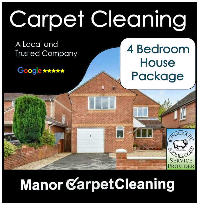 4 bedroom house deal from Manor Carpet Clean in North Yorkshire and County Durham