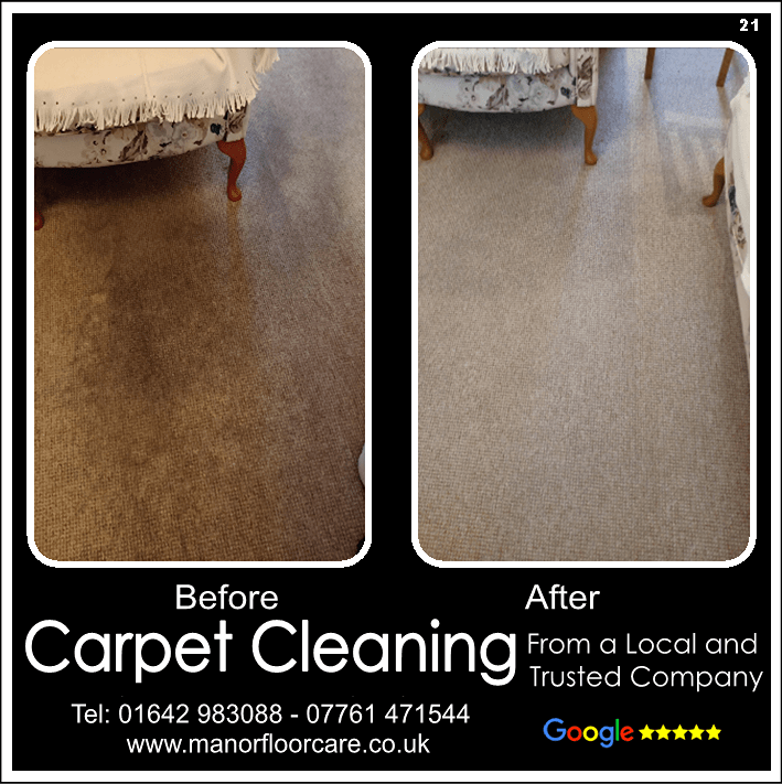 Carpets cleaned in Northallerton