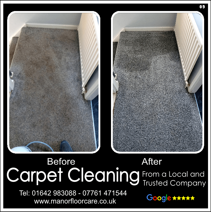 End of tenancy, all carpets cleaned in Hemlington