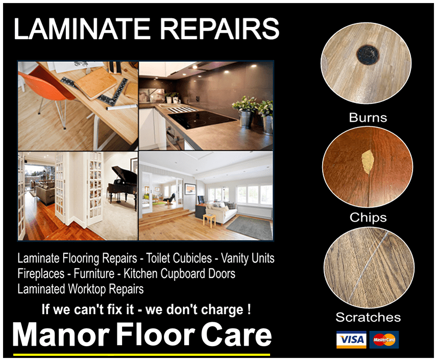 Laminate Repair services in Middlesbrough, Stockton on Tees, Redcar, Hartlepool and Darlington
