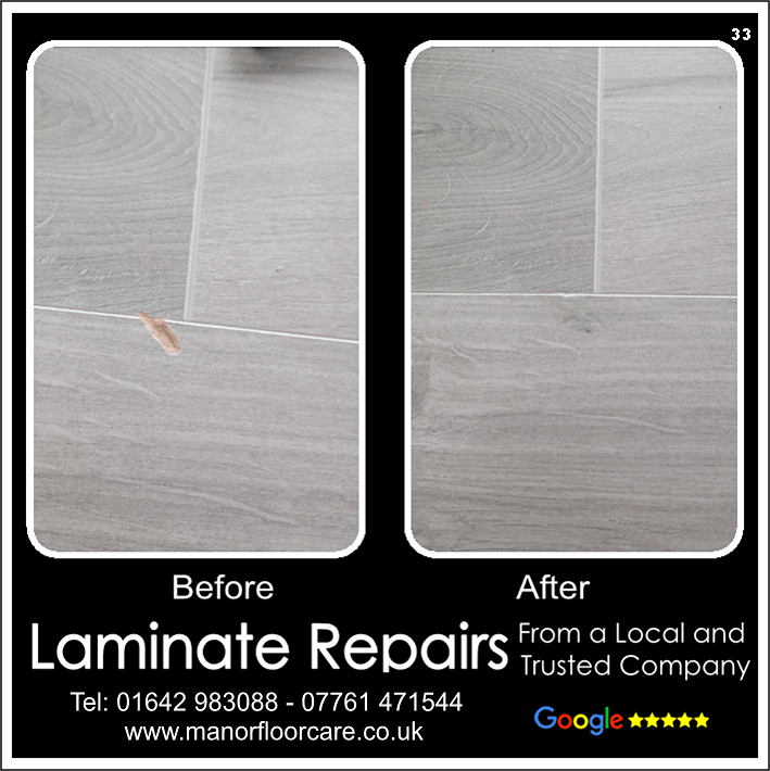 Laminate chip repair in Middlesbrough
