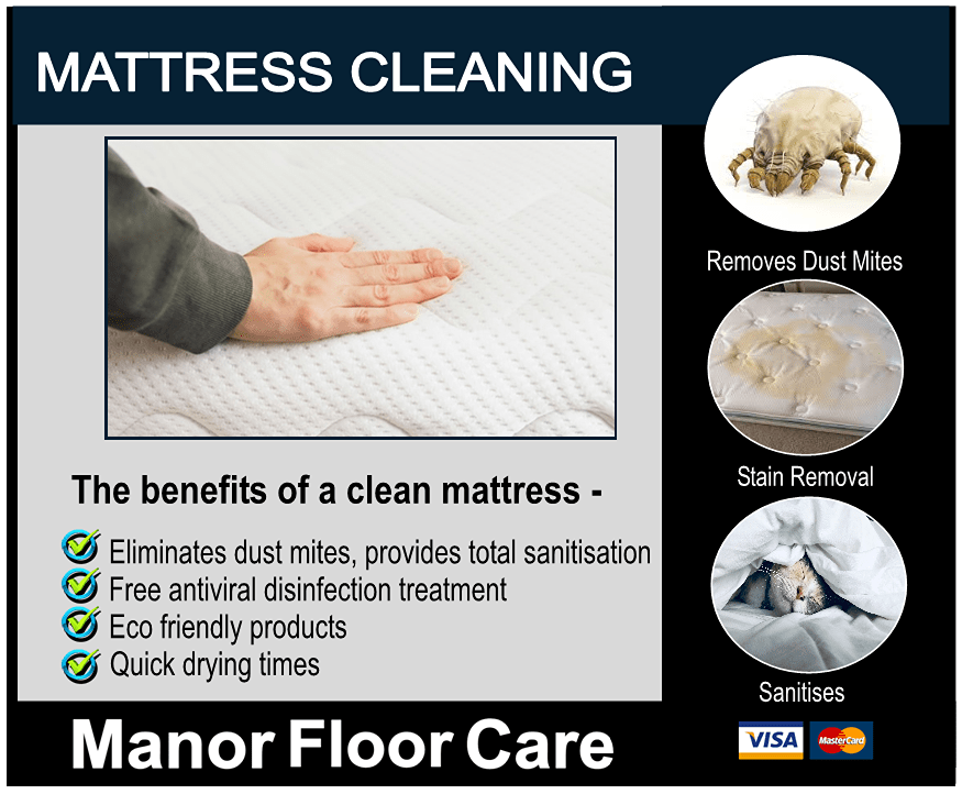 Mattress cleaning in Cleveland, North Yorkshire and County Durham