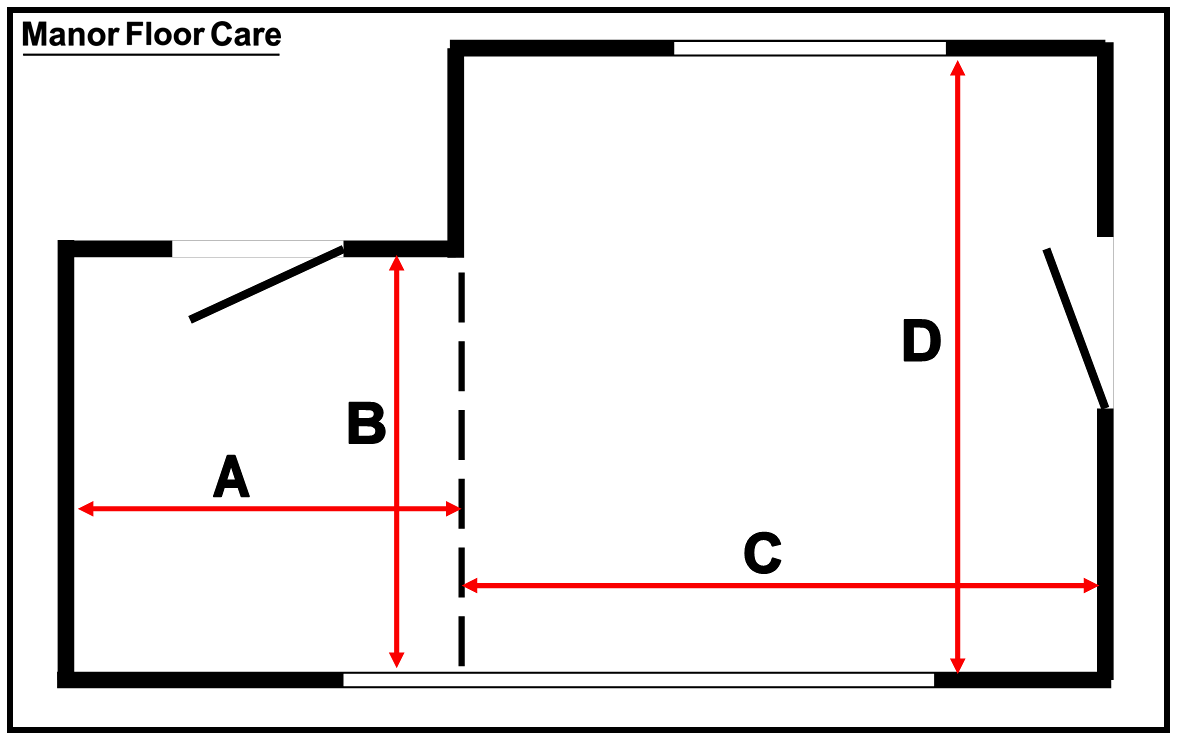 Karndean and Amtico How to measure an odd shaped room