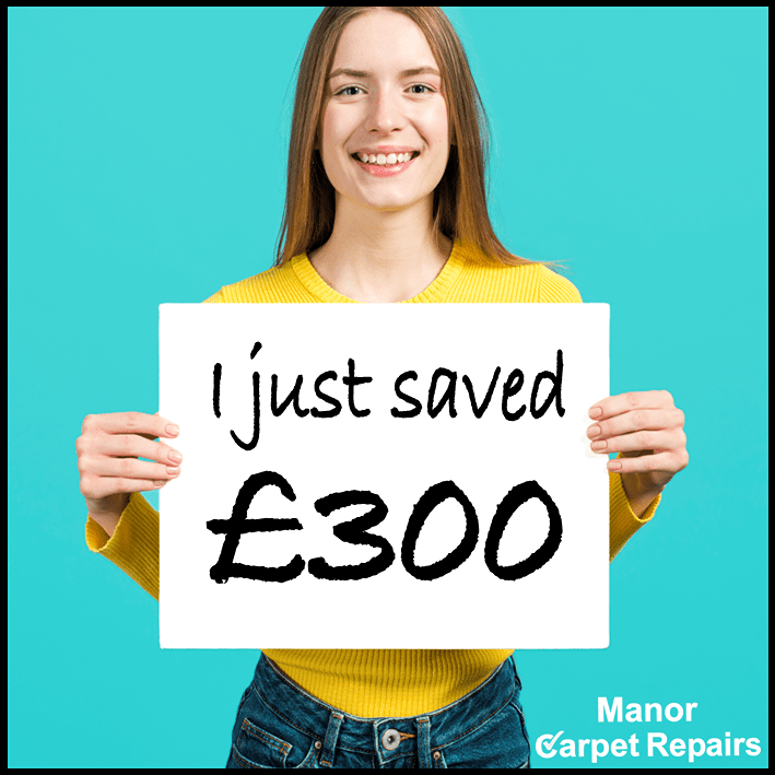 Carpet repairs saved me over £300
