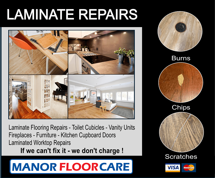 Laminate Repair services in Middlesbrough, Stockton on Tees, Redcar, Hartlepool and Darlington