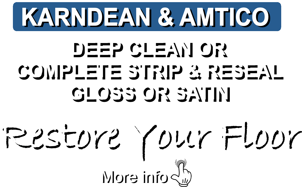 Amtico and Karndean Strip and Reseal Service with Manor Floor Care