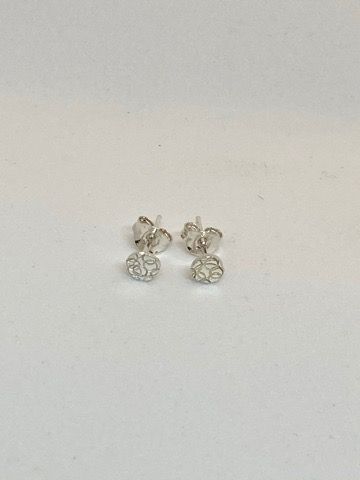 Mini round earrings