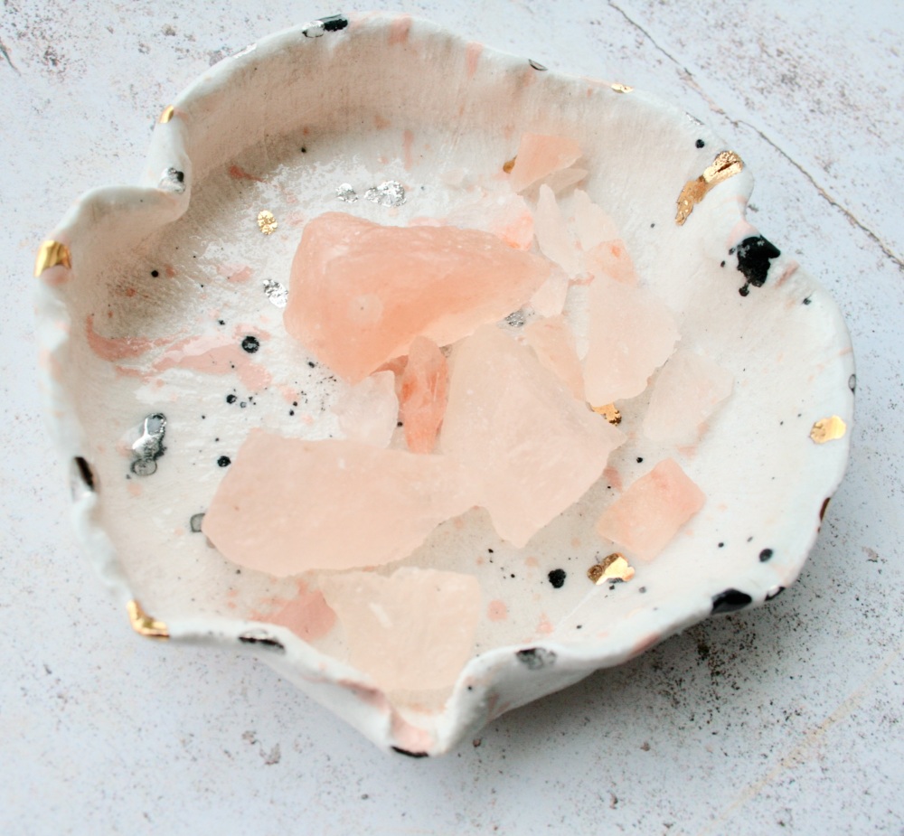 Speckled ceramic trinket dish, for your jewellery, palo santo or candles. G