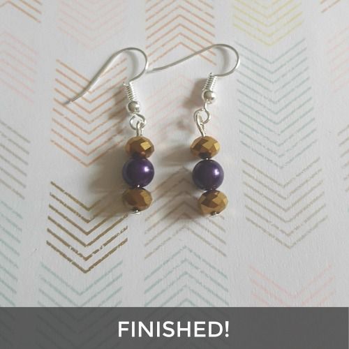 beaded earrings workshop