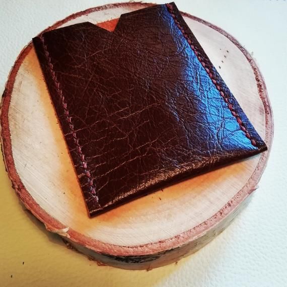 leather card holder