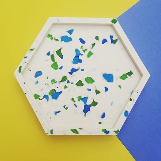 jesmonite coaster