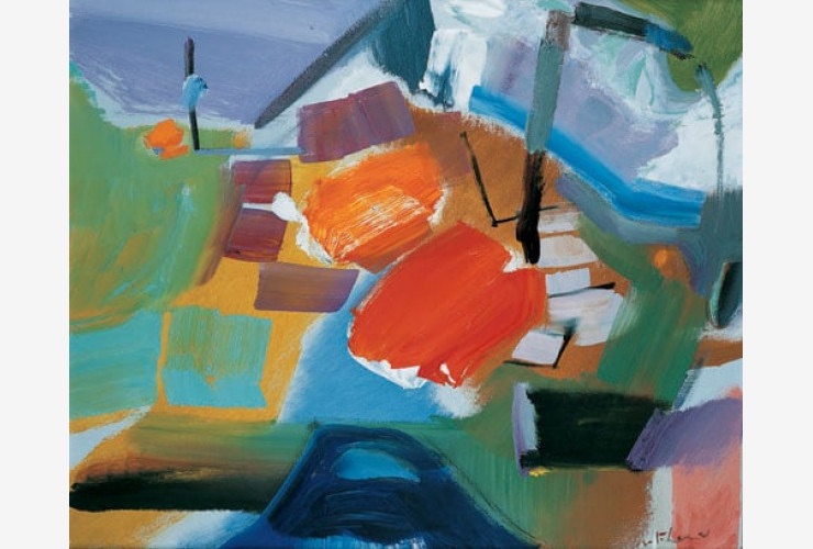 Ivon Hitchens Red Centre
