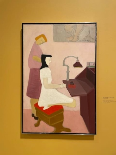 Milton Avery_Two Figures at Desk 1944