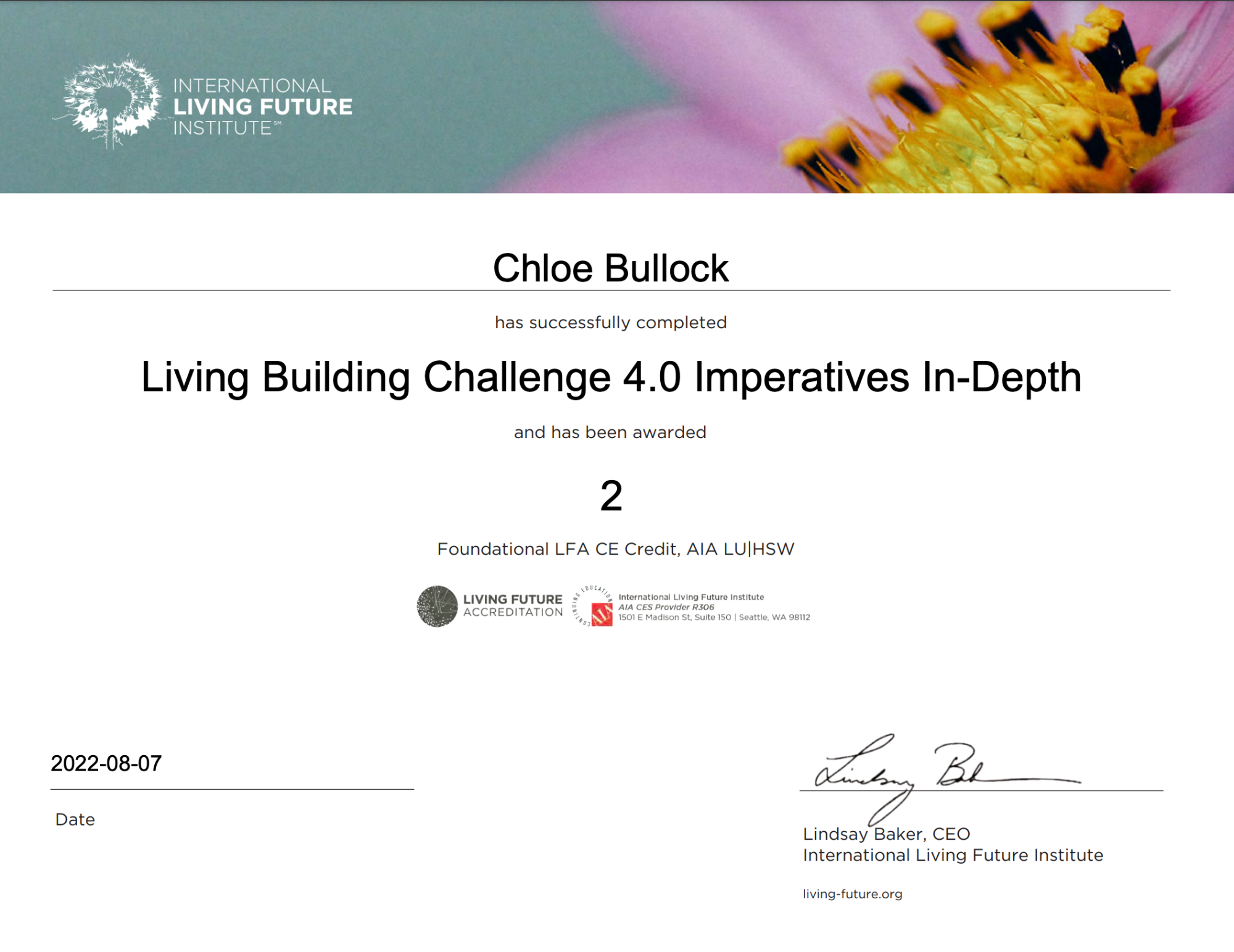 Living Building Challenge 4.0 Imperatives In-Depth