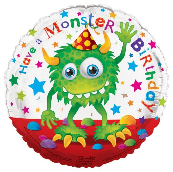 Have a monster birthday Foil Balloon