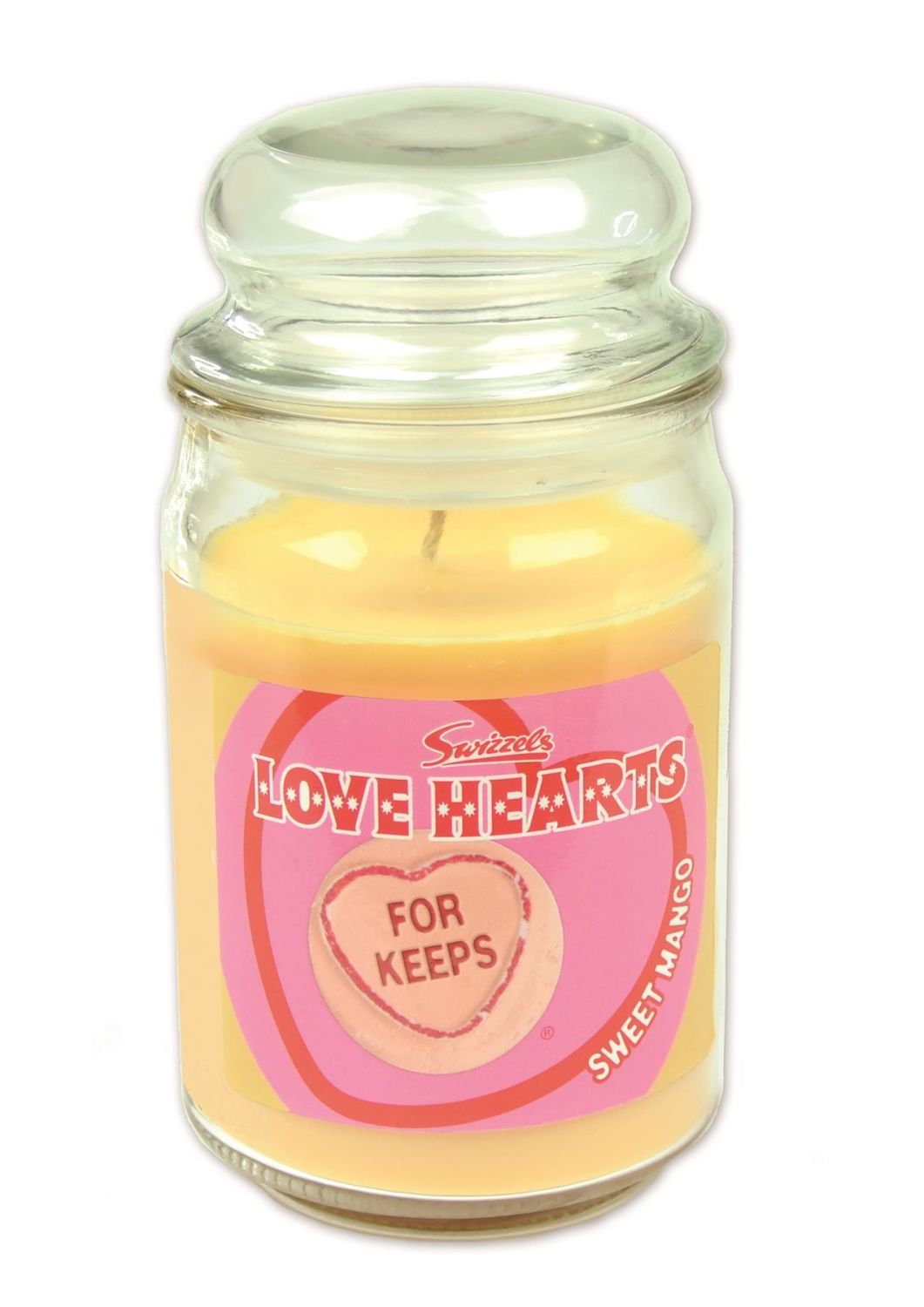Swizzels Love Hearts Scented Candle (453g) Sweet Mango