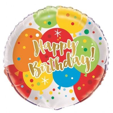 Happy Birthday Foil Balloon - Balloons