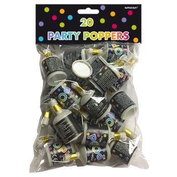 Party Poppers - 20 - COLLECTION ONLY