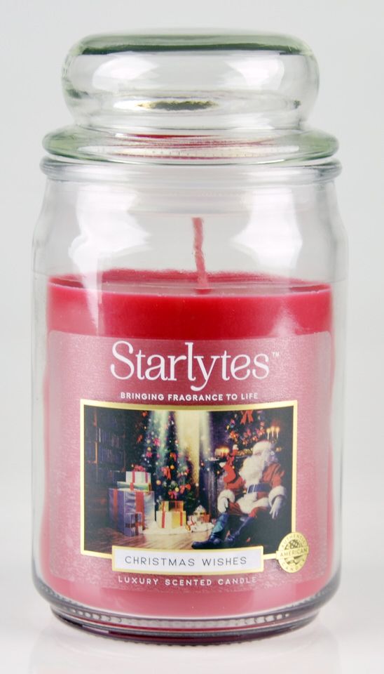 Starlytes Large Jar Candle (454g) Christmas Wishes